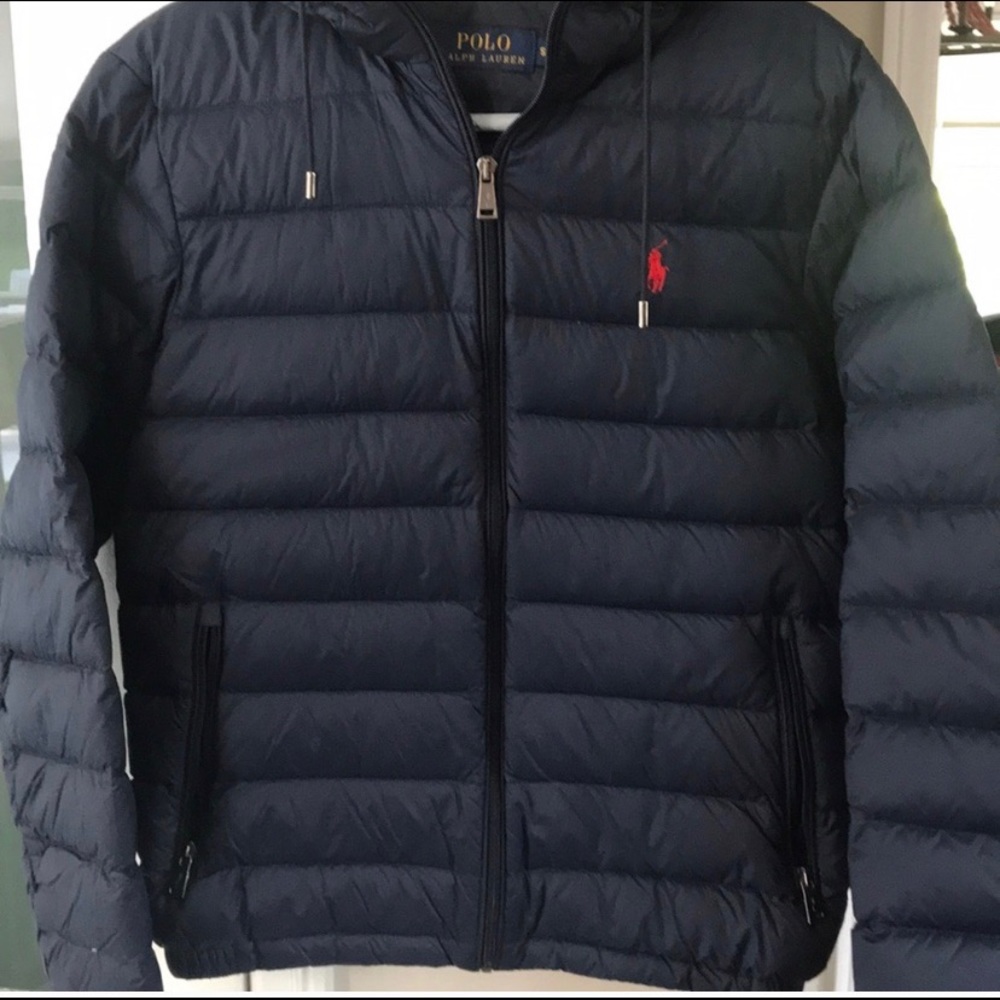 Polo Ralph Lauren navy puffer jacket